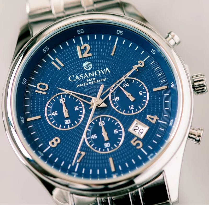Reloj de Hombre Casanova Chrono con Correa de Acero