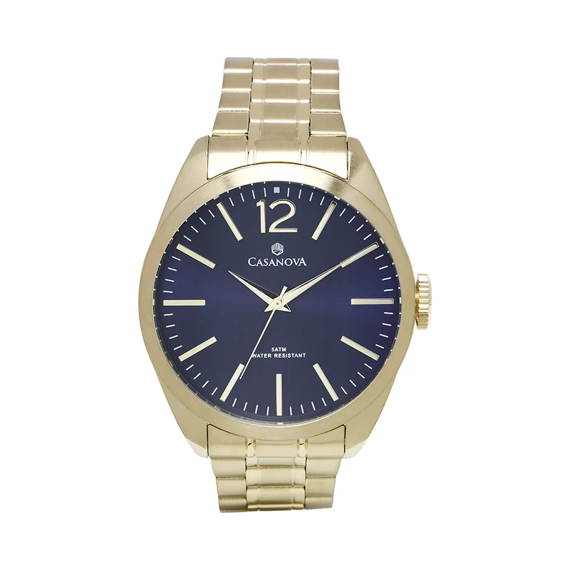 Reloj Casanova Classic Esfera Azul con Correa de Acero