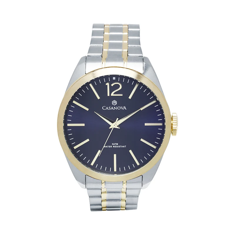 Reloj Hombre Casanova Classic con Correa Bicolor de Acero