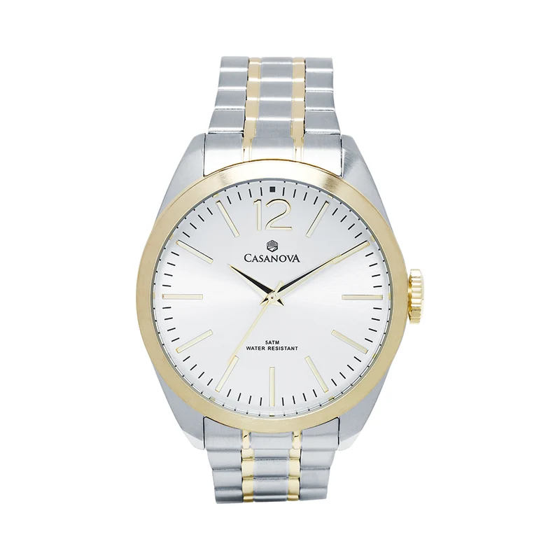 Reloj Hombre Casanova Classic con Correa de Acero Bicolor