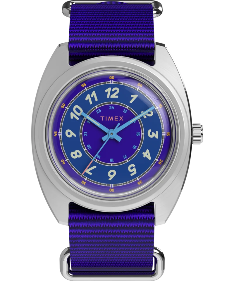 Worn & Wound x Timex Whirlpool 37mm Fabric Strap Watch