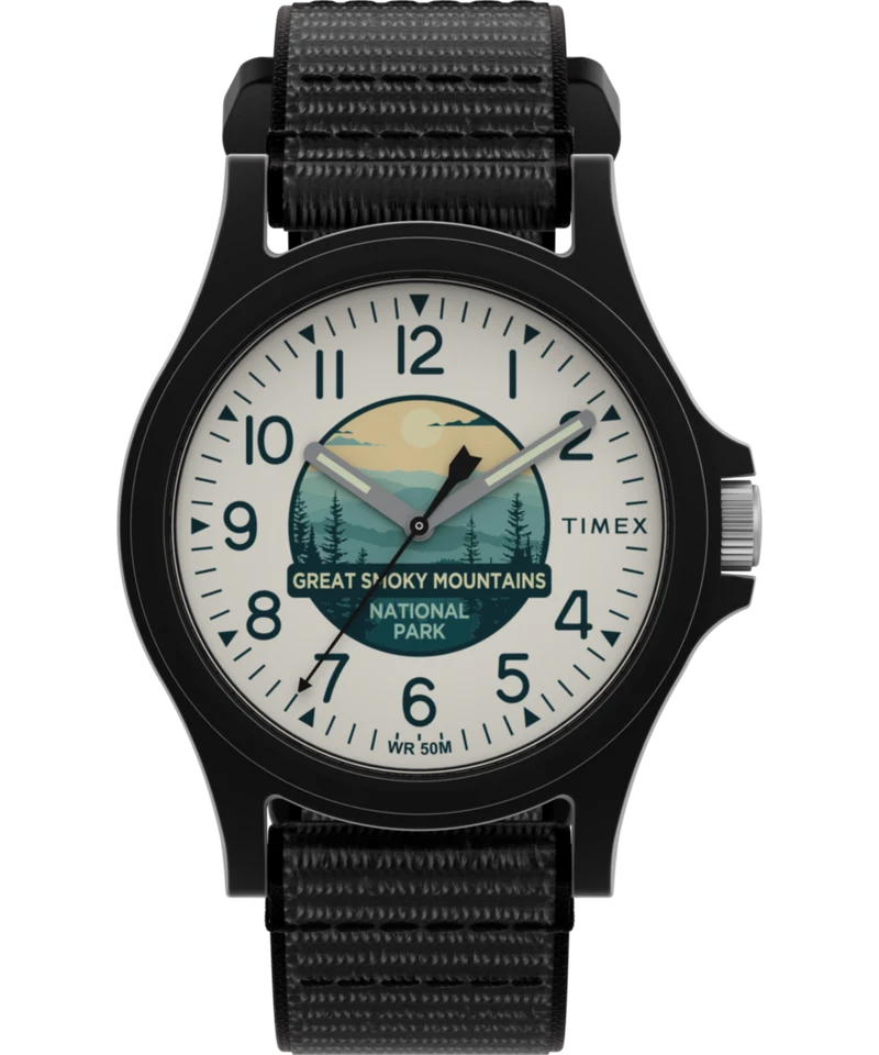 Timex Great Smoky Mountains National Park 40mm Fabric Strap Watch
