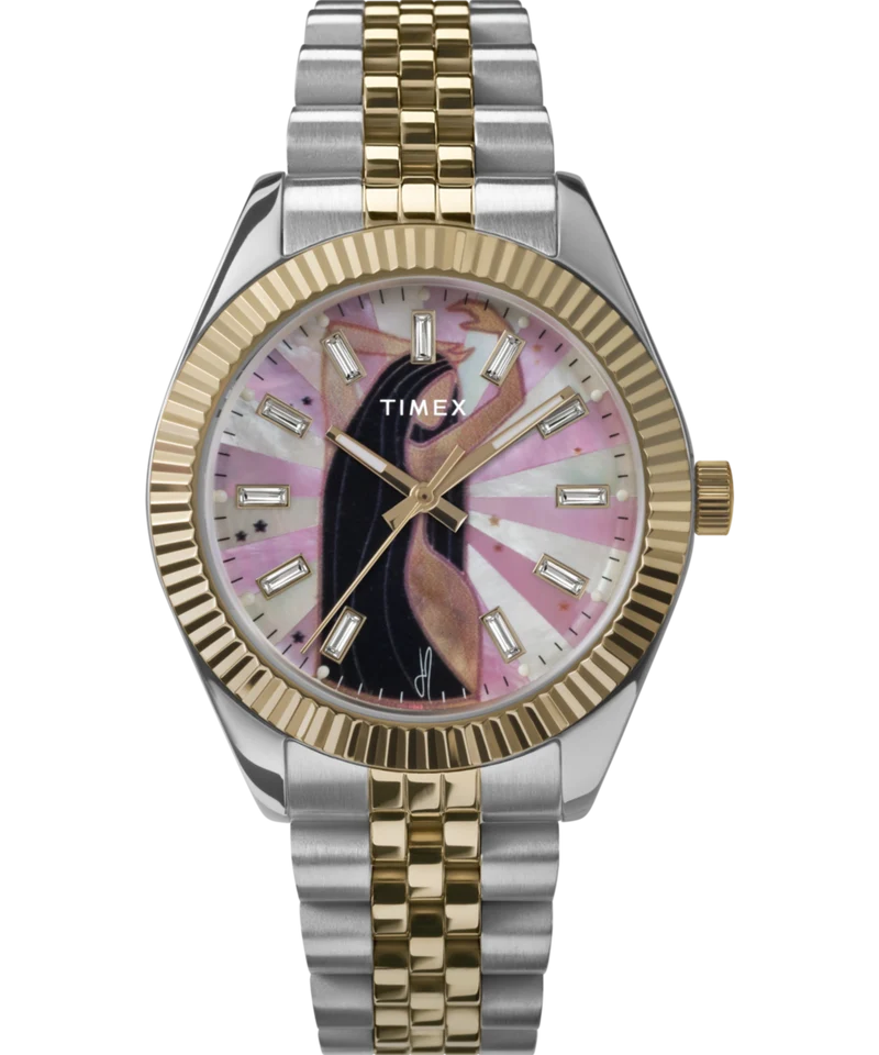 Timex x Jacquie Aiche Musings 36mm Stainless Steel Bracelet Watch