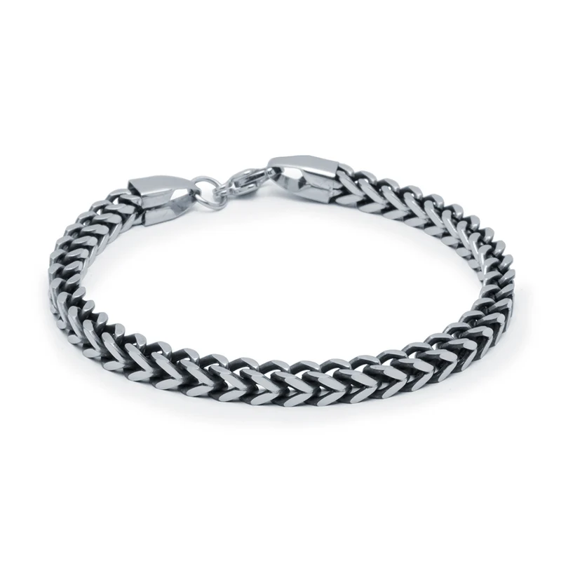 Pulsera Rectangular de Acero Inoxidable