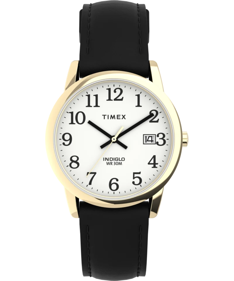Easy Reader 35mm Leather Strap Watch