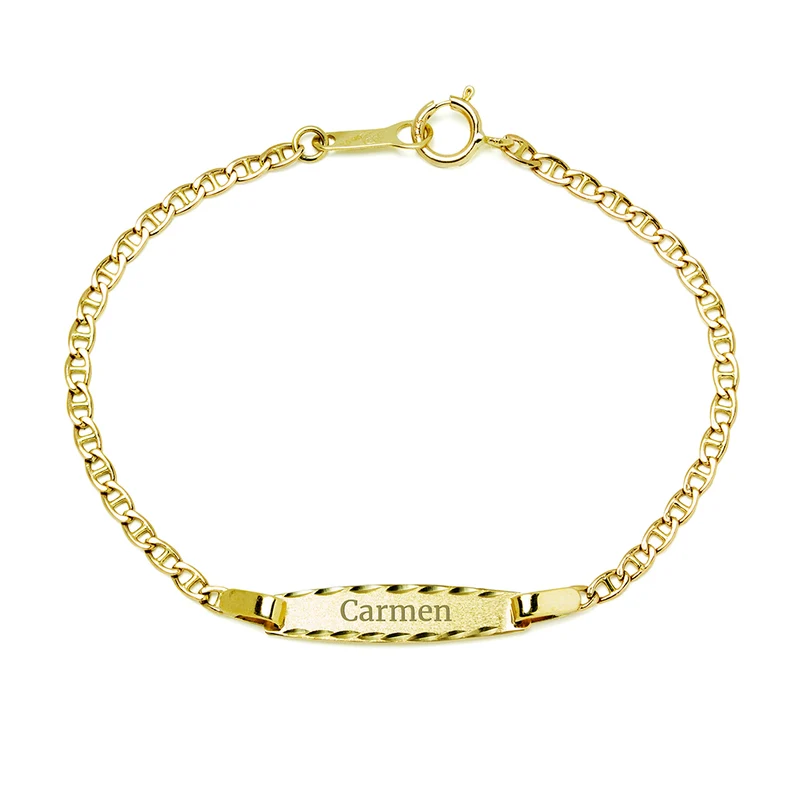 Pulsera Nomeolvides de Oro de 18 Quilates para Bebé