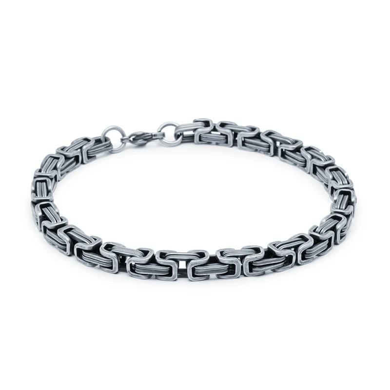 Pulsera Rectangular de Acero Inoxidable
