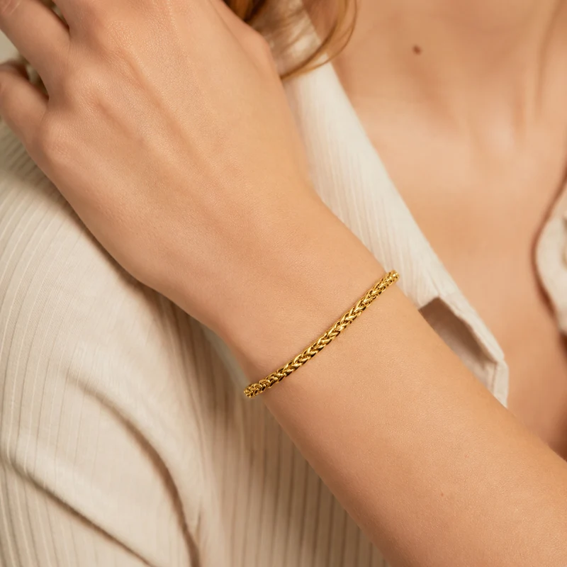 Pulsera Forzada de Acero Inoxidable
