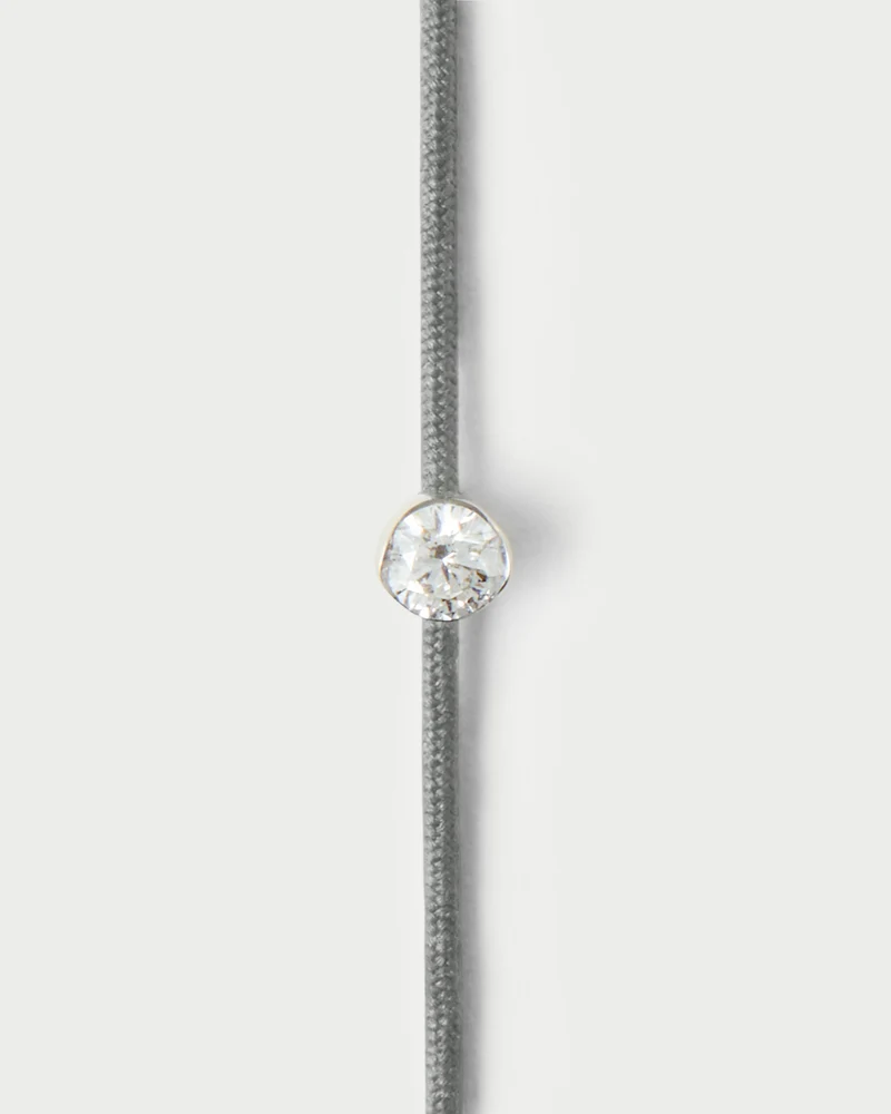 Grace diamond cord bracelet