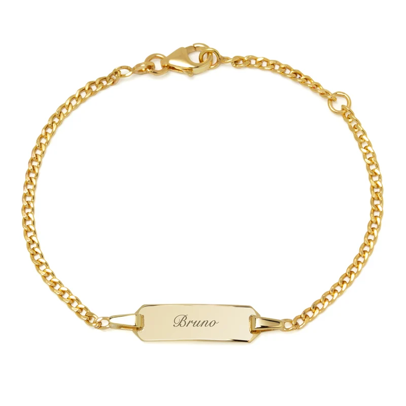 Pulsera Nomeolvides de Oro de 18 Quilates para Bebé