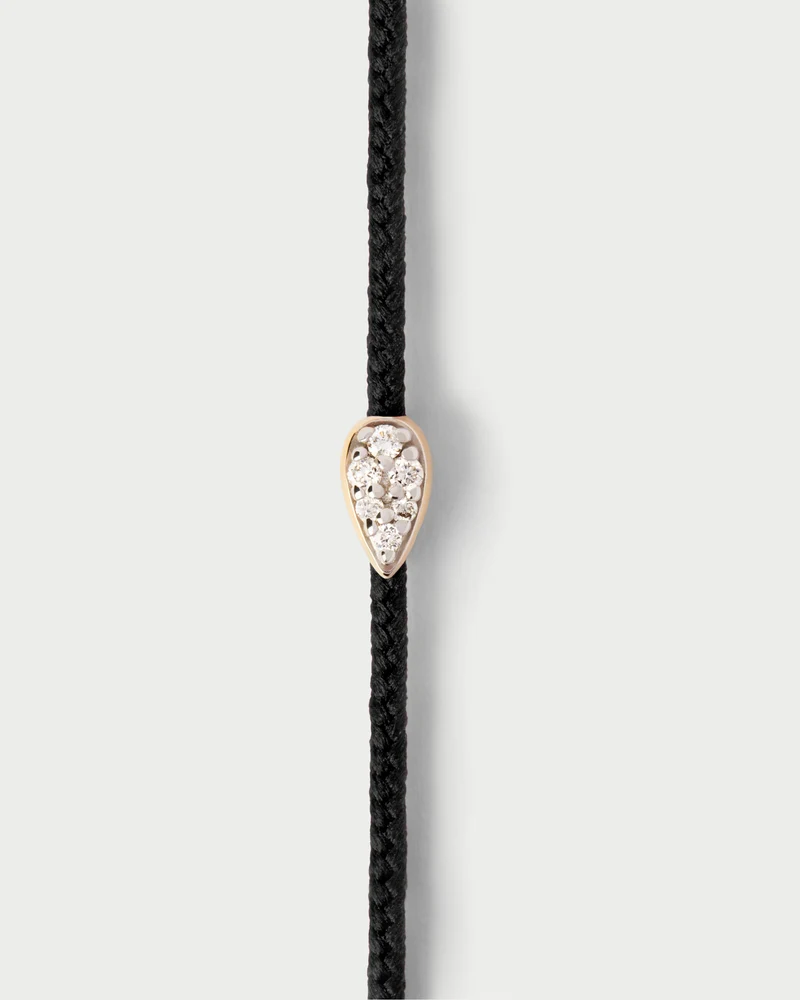 Isa Diamond cord bracelet