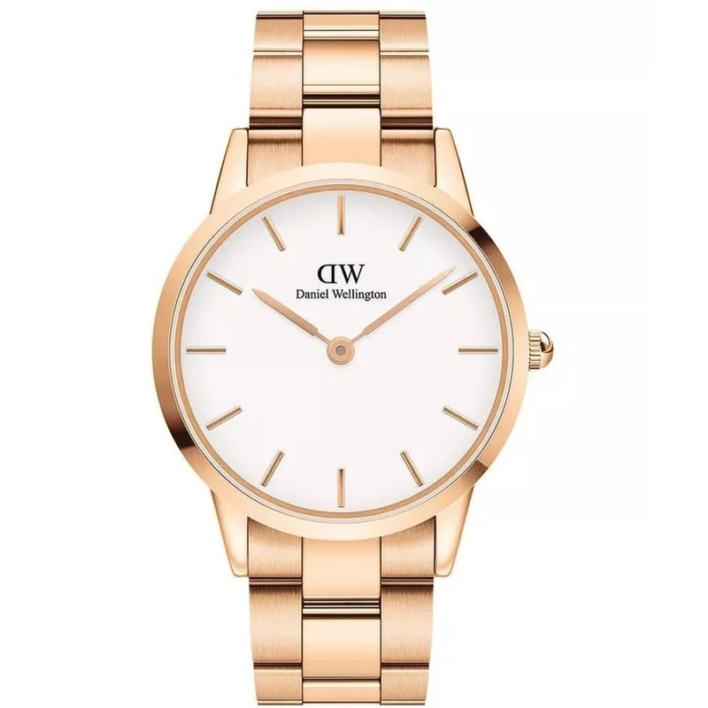 Daniel Wellington Iconic 40mm Quartz White Dial Steel Mens Quartz Watch DW00100343