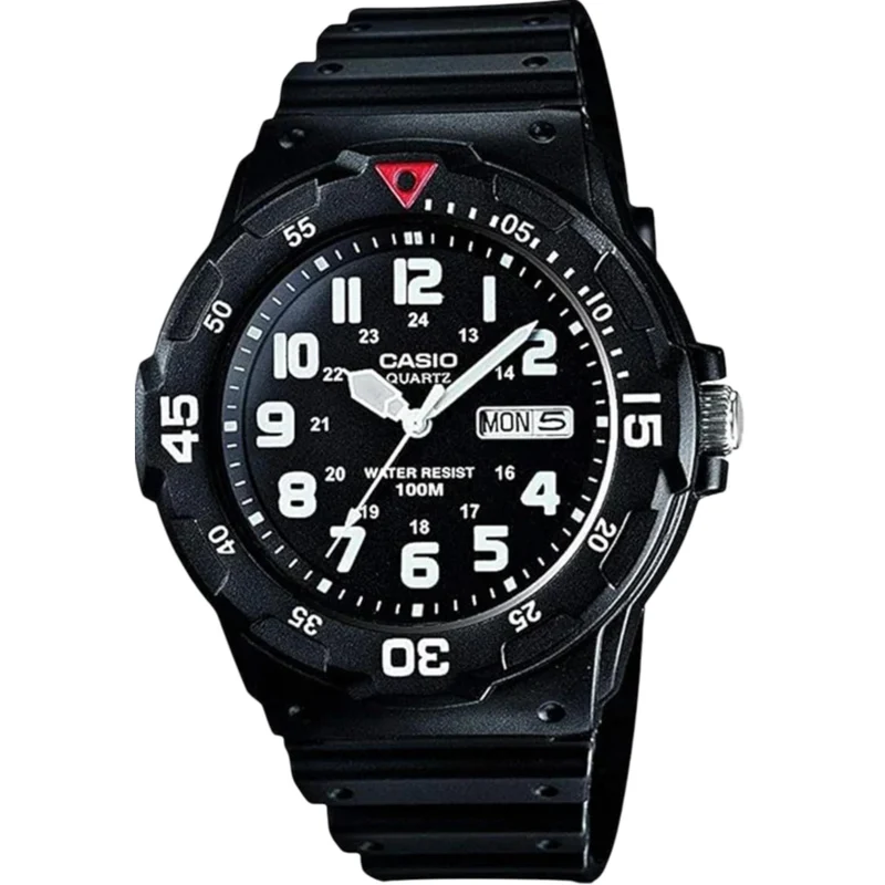 Casio Collection Sports Black Dial Resin Strap Men's Watch MRW-200H-1BVES