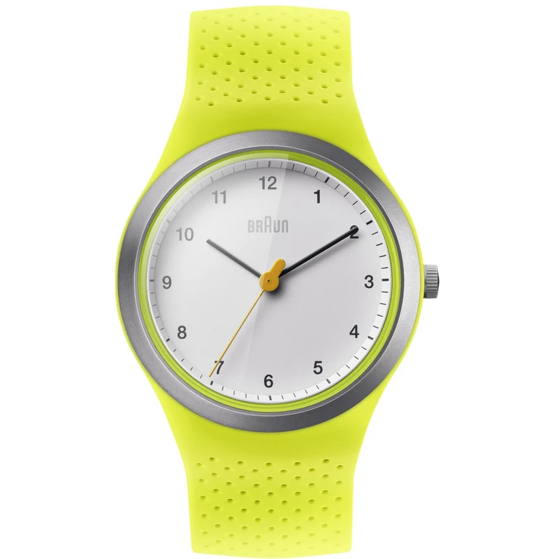 Braun Sport White Dial Silicone Strap Watch BN0111WHGRL