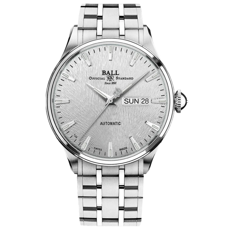BALL Eternity Automatic Silver Dial Stainless Steel Bracelet Men's Watch NM2080D-S1J-SL
