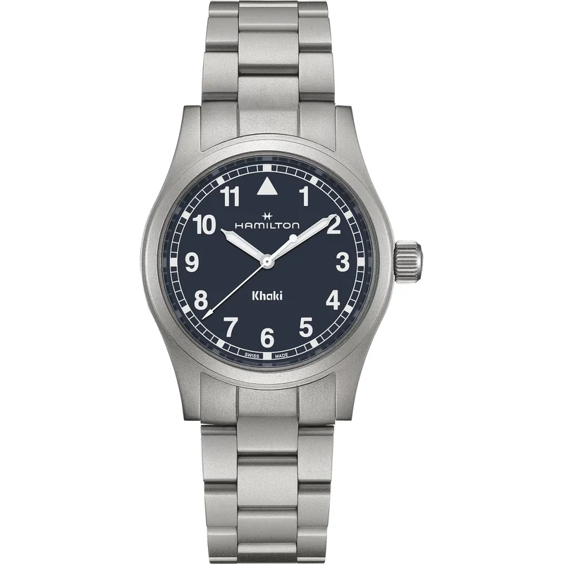 Hamilton Khaki Field 38mm Blue Dial Steel Quartz Watch H69401140