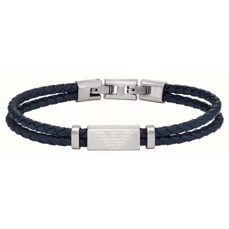 Emporio Armani Stainless Steel ID Bracelet with Engraved Logo EGS2995040