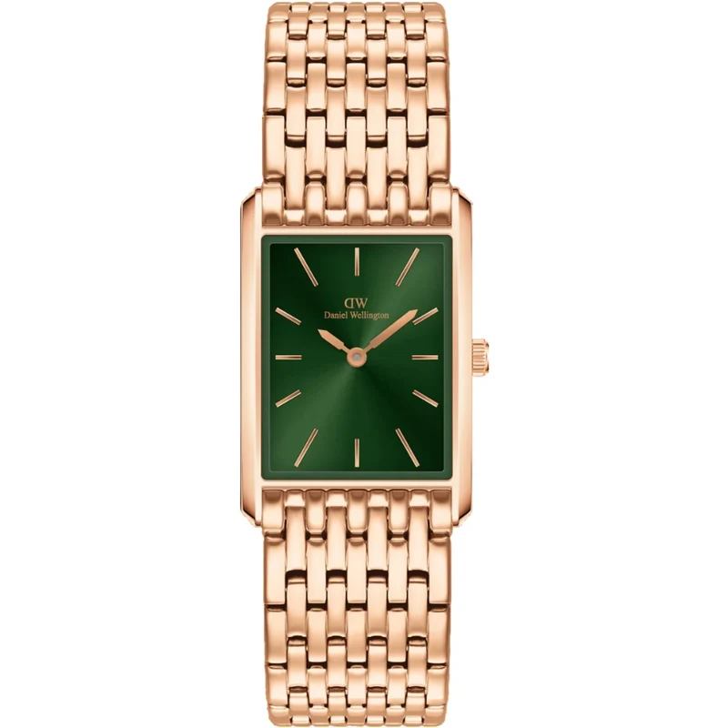 Daniel Wellington Bound 22mm Green Dial Steel Ladies Quartz Watch DW00100704