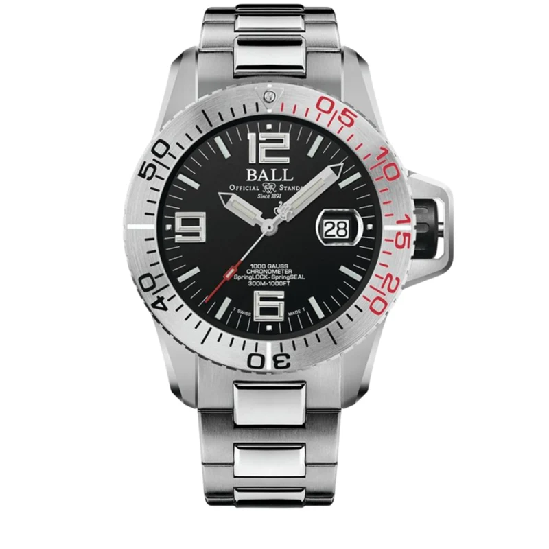 Ball Engineer Hydrocarbon 42mm EOD Titanium Limited Edition Black Dial Mens Automatic Watch DM3200A-S1C-BK