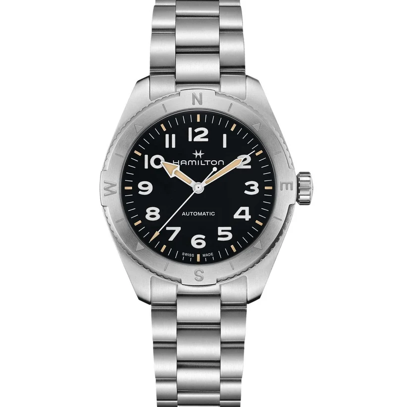 Hamilton Khaki Field 41mm Expedition Black Dial Steel Mens Automatic Watch H70315130