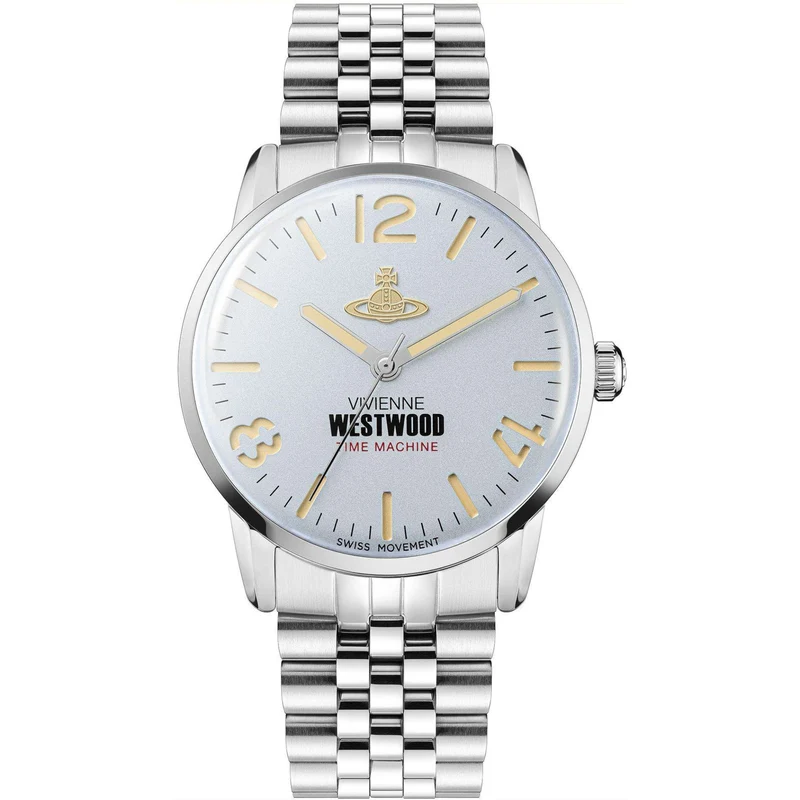 Vivienne Westwood Cadogan Blue Dial Steel Strap Watch VV276LBLSL