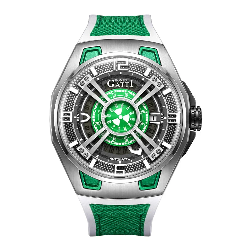 BONEST GATTI BG5803 Radiation Fallout Skeleton Automatic Sports Watch