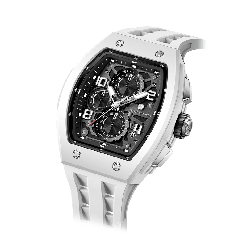 Official Tsar Bomba Elemental Bioceramic Quartz Chronograph Watch - TB8224B