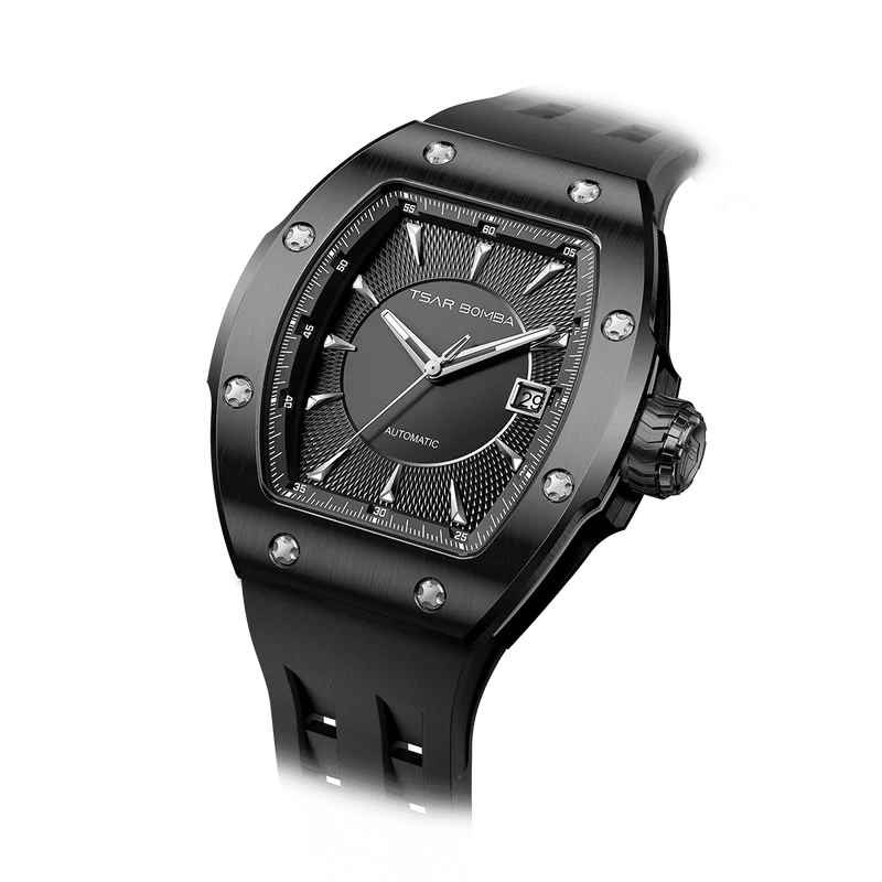 Official TSAR BOMBA Atomic Automatic Watch – Sapphire Crystal, Miyota Movement, 10ATM Luxury Sport – TB8218E