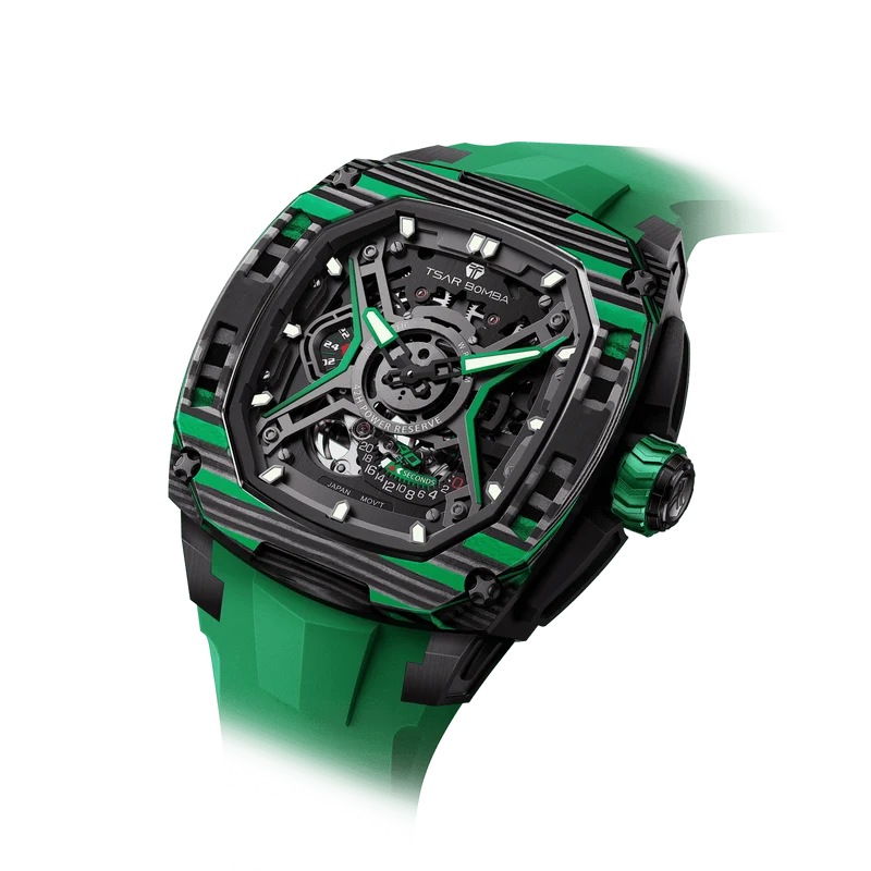 Official TSAR BOMBA Dark Matter 5 Swiss Automatic Watch (TB8605)