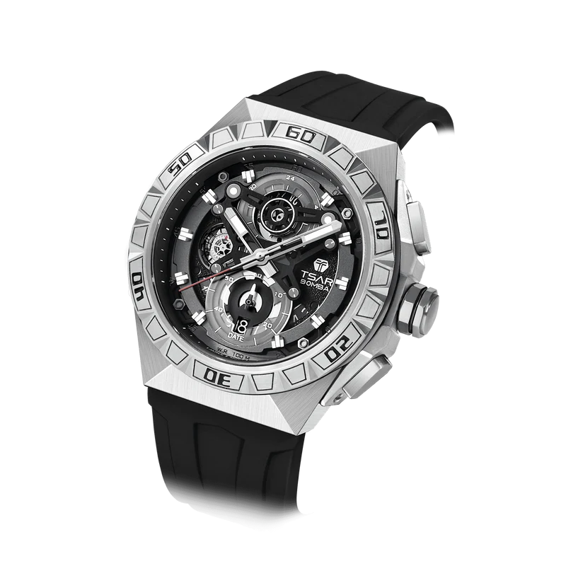 Official TSAR BOMBA Elemental Quartz Sports Watch TB8806Q