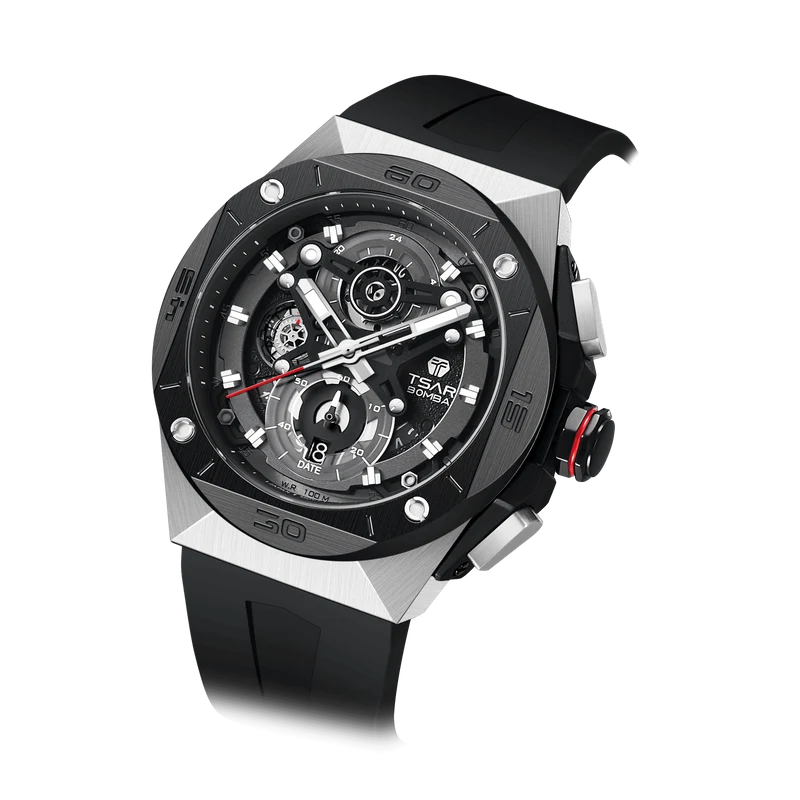 Official TSAR BOMBA Elemental Series Quartz Chronograph Watch – TB8801Q
