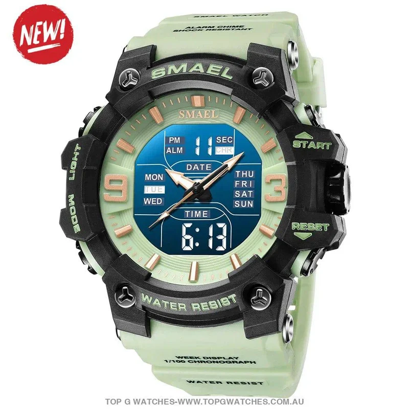 SMAEL 8049B G-Style Military Digital Watch – 50M Waterproof Shock-Resistant Sports Watch