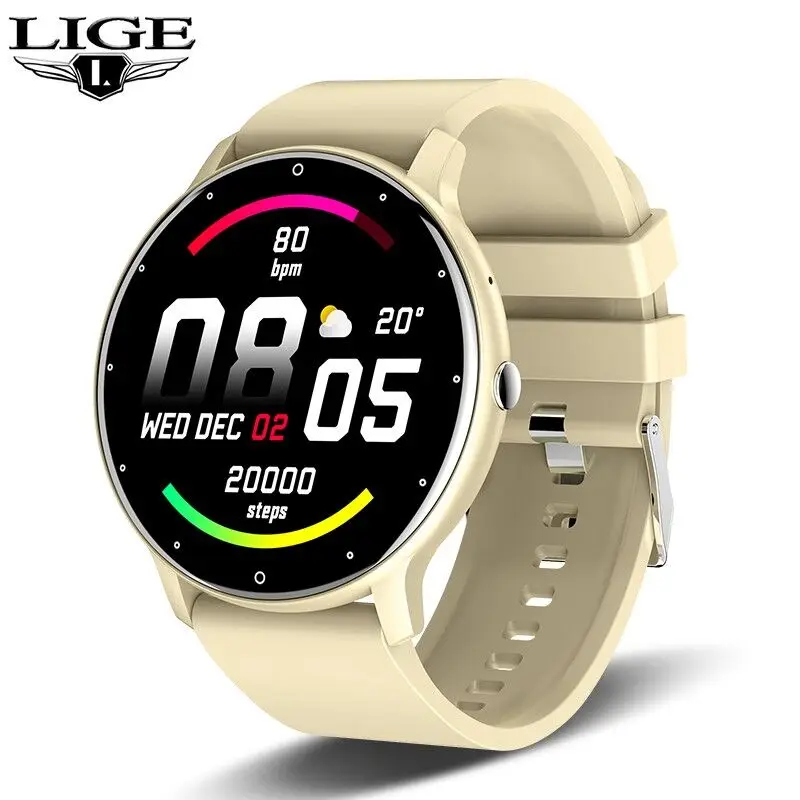 LIGE BW0223 Unisex Sports Smartwatch – Bluetooth Calling, 123 Sports Modes & Health Tracking