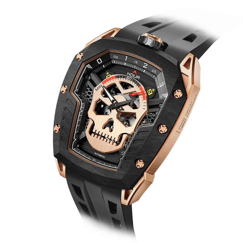 Official TSAR BOMBA TB8227 Reactor-Core Decay Automatic Watch | Forged Carbon Fibre