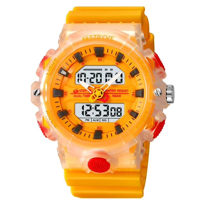 STRYVE S8028 Titan X Tactical Digital Analog Sports – Waterproof Military Watch