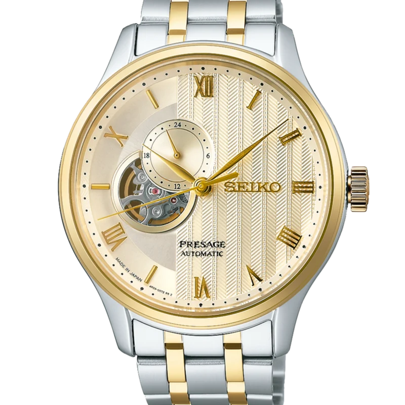 Reloj Seiko SSA464J1 Presage Jardin Japones 4R39 Beige b2