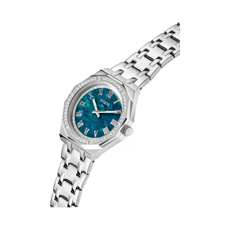 Reloj de mujer Desire GW0770L1 de acero y correa plateada