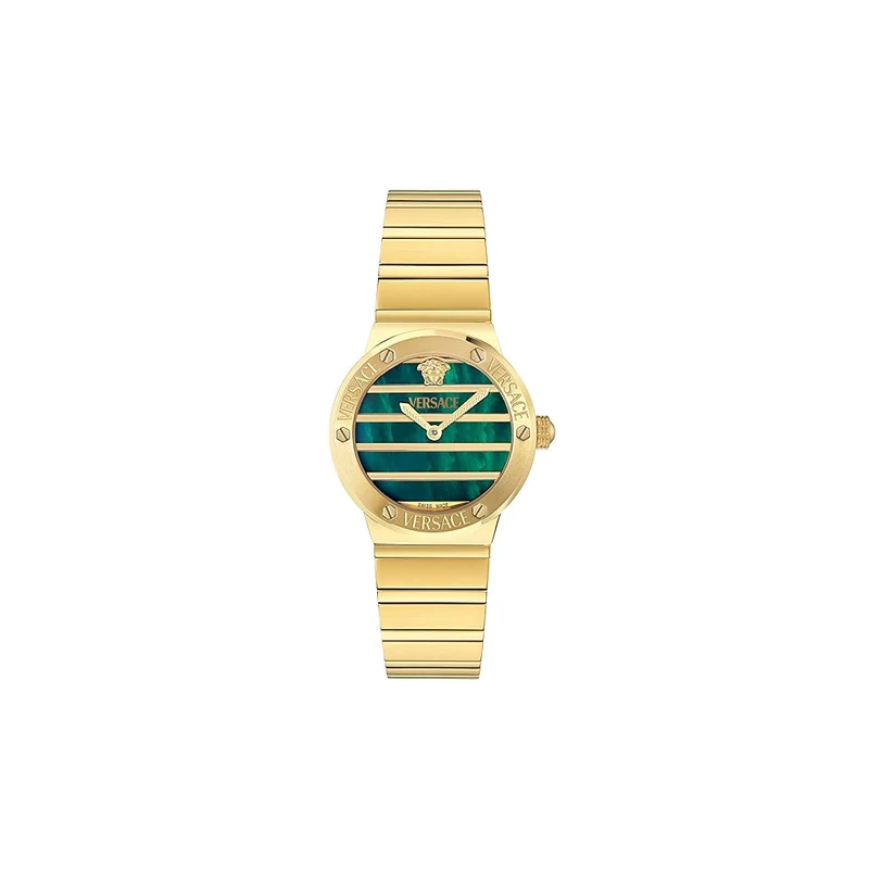 Reloj de cuarzo de 28 mm con logo Greca de Versace Greca VE0S00425 B2