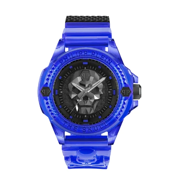 Reloj Philipp Plein Hombre PWWAA0323 B2 Plástico Azul Analógico The Skull Synthetic