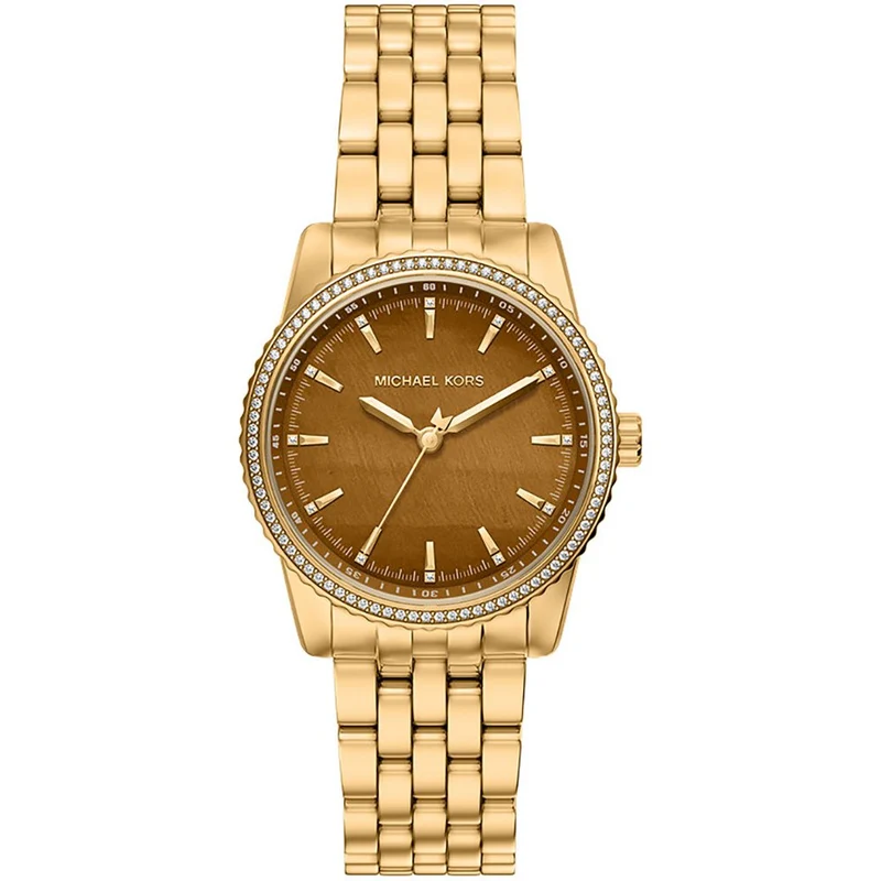 Reloj Michael Kors Bryant Dorado y Marrón Analógico Mujer MK7581