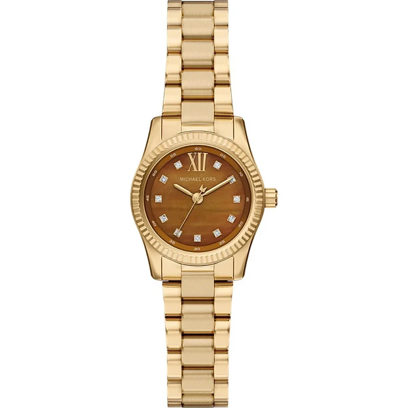 Reloj Michael Kors Dorado y Marrón Analógico Mujer MK7578
