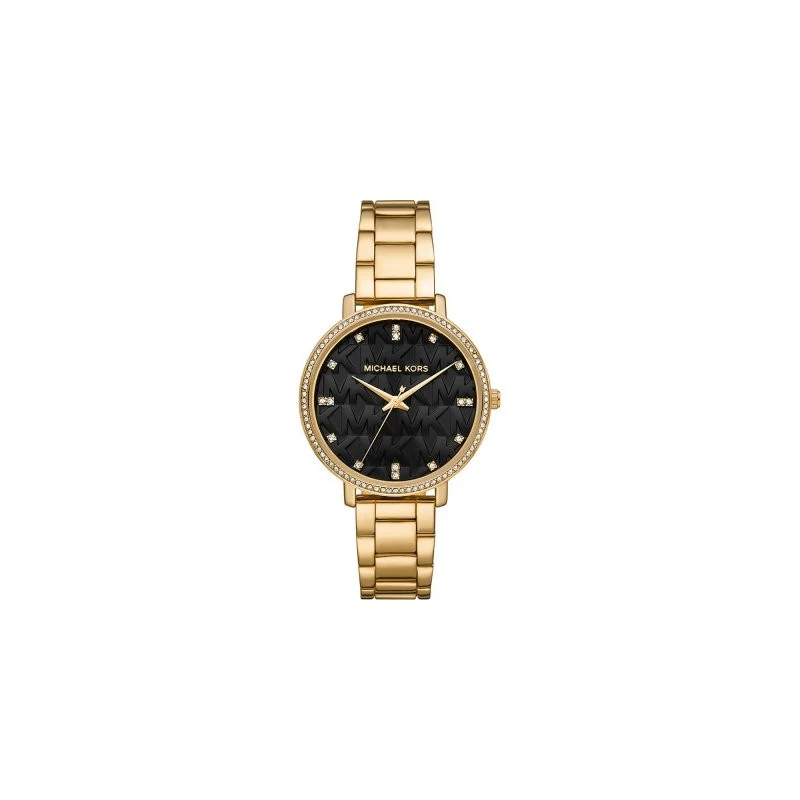 Reloj Michael Kors Pyper Analógico Dorado y Negro MK4916