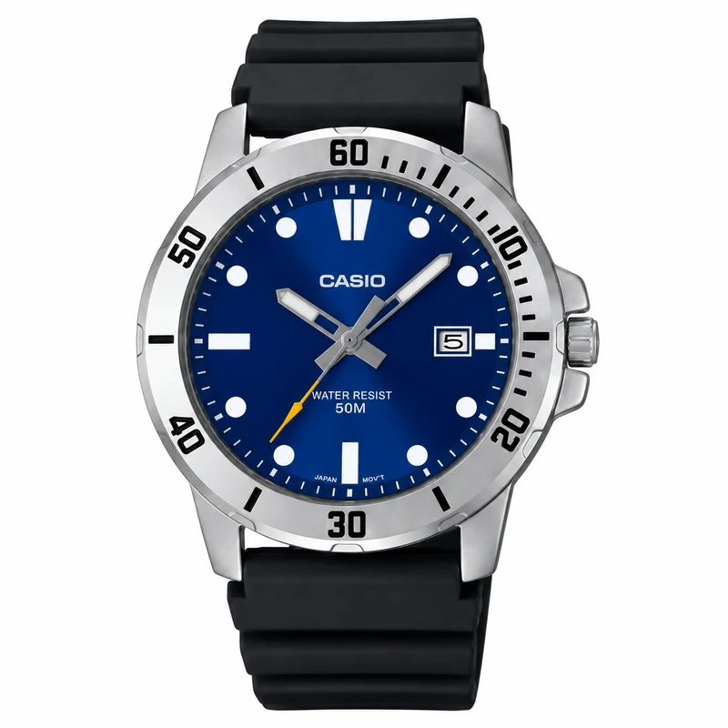 Reloj Casio Deportivo Analógico MTP-VD01-2EVUDF - Correa de Resina