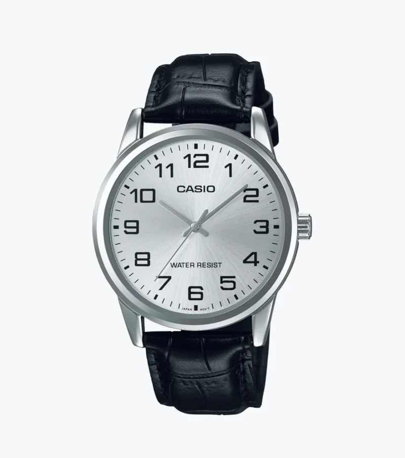 Casio Reloj Clásico con Correa de Cuero - MTP-V001L-7BUDF