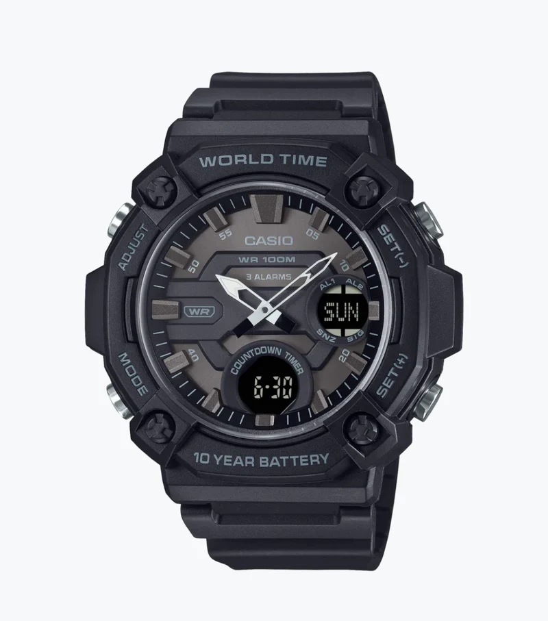 Casio Reloj Analógico-Digital Deportivo - AEQ-120W-1BVDF
