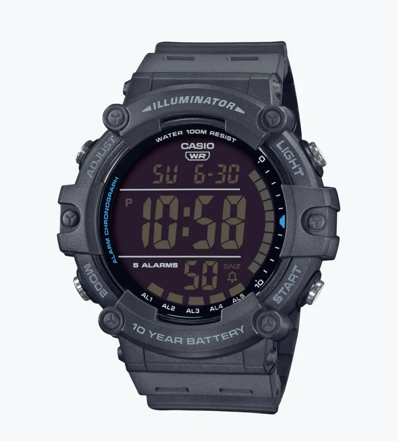 Casio Reloj Digital Deportivo Gris - AE-1500WG-8BVDF
