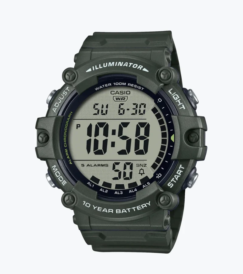 Casio Reloj Deportivo Digital Verde - AE-1500WHX-3AVDF