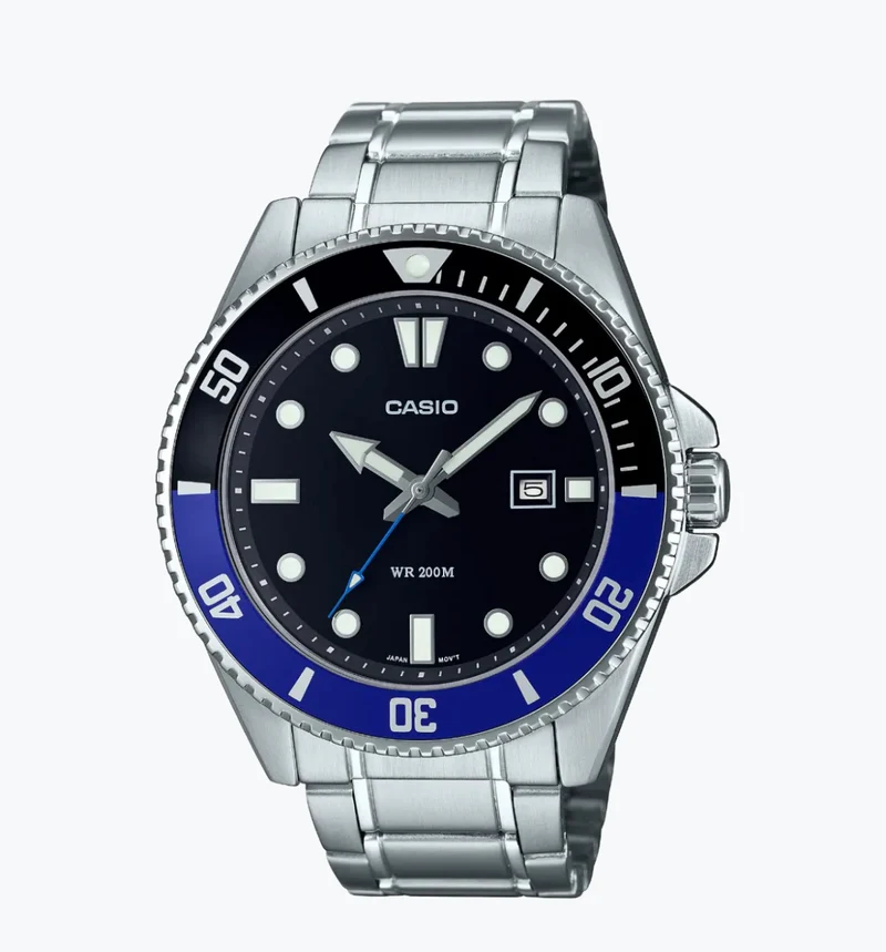 Casio Reloj Diver Full Metal Deportivo - MDV-107D-1A2V