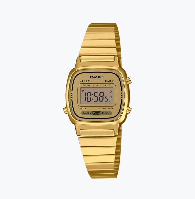 Casio Vintage Digital Dorado - LA670WGA-9ADF