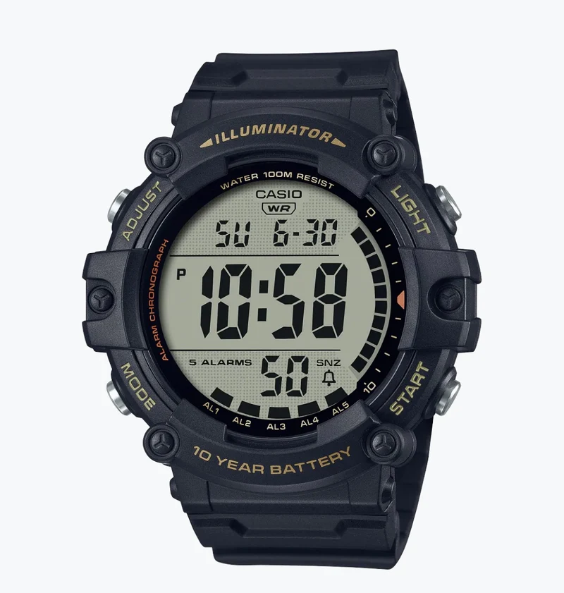 Casio Reloj Deportivo Digital de Pantalla Amplia - AE-1500WHX-1A